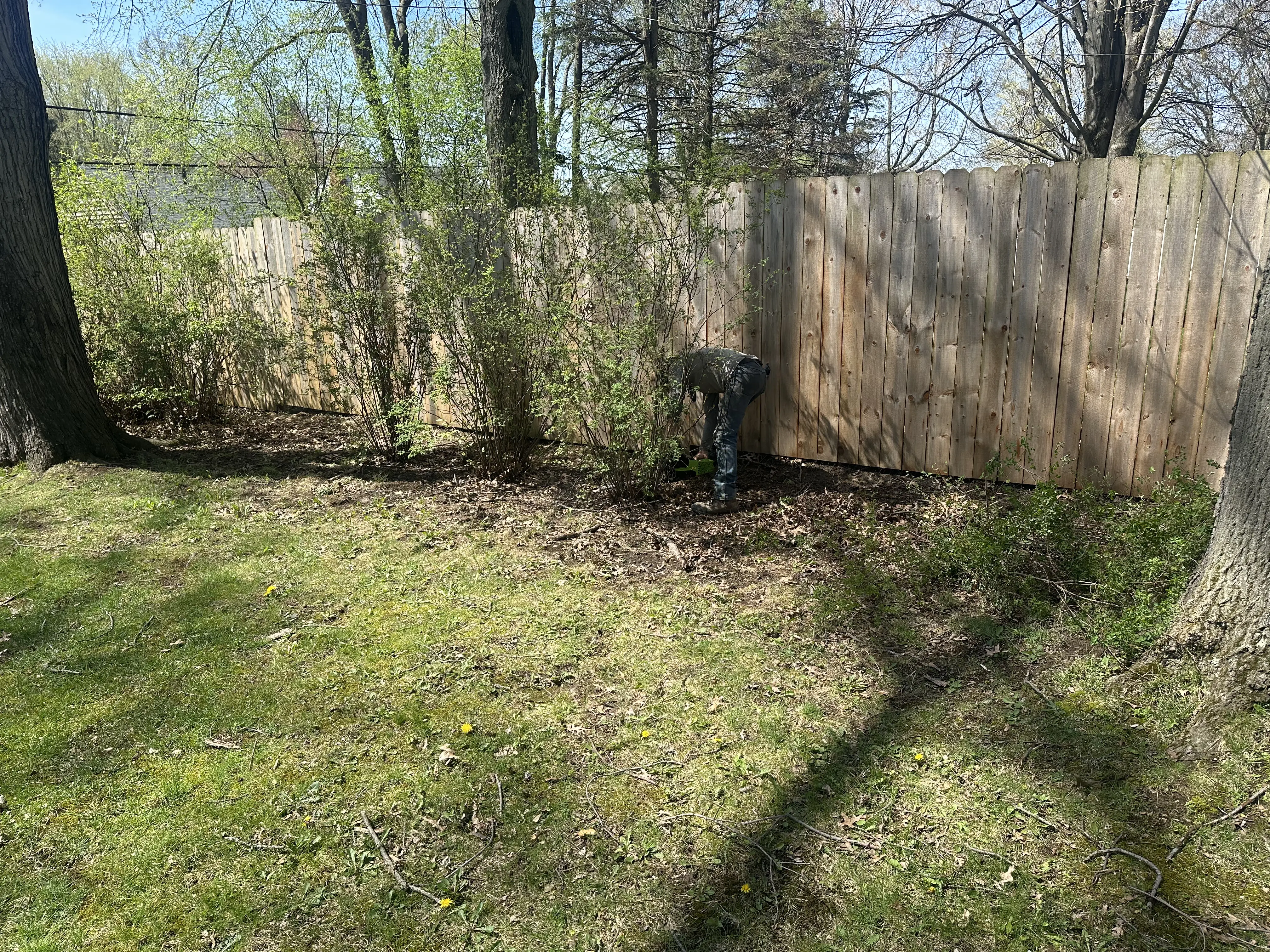RCPM owner working on a lawn